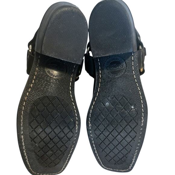 Frye Black Leather Heeled Boots - Picture 9 of 11